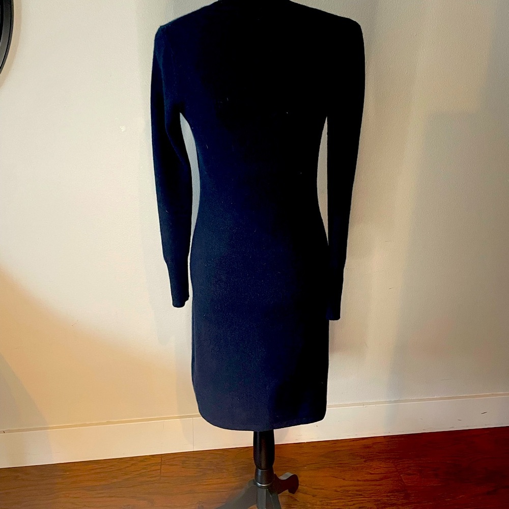 Cashmere dress by Neiman Marcus.
